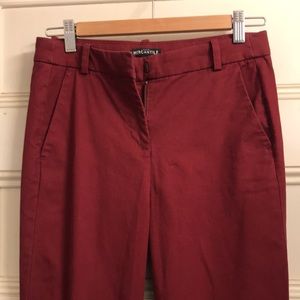 Burgundy J Crew Mercantile Chino Pants - Sz 2